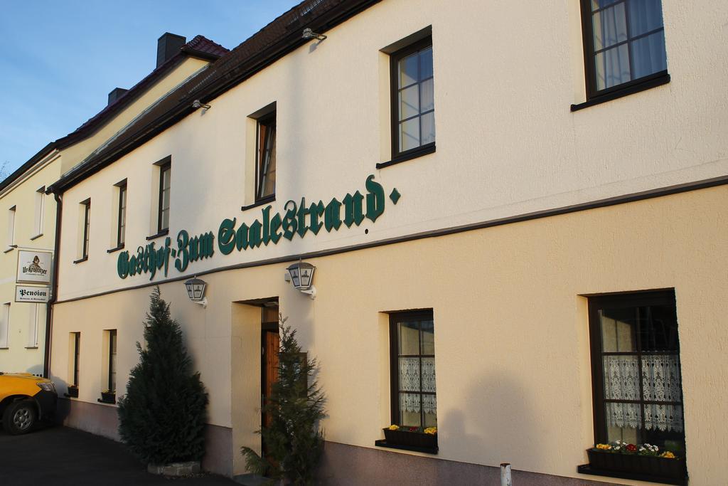 Gasthof & Pension Zum Saalestrand Bad Dürrenberg Εξωτερικό φωτογραφία